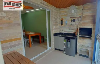 Apartamento com 3 dormitórios à venda, 95 m² por r$ 1.050.000,00 - asturias - guarujá/sp