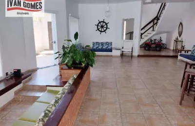 Sobrado com 5 dormitórios à venda, 520 m² por r$ 2.900.000,00 - guaiuba - guarujá/sp
