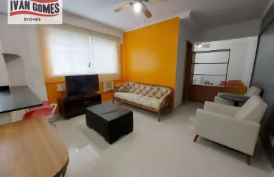 Apartamento com 1 dormitório à venda, 44 m² por r$ 290.000,00 - tombo - guarujá/sp