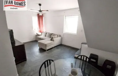Apartamento duplex com 2 dormitórios à venda, 98 m² por r$ 330.000,00 - asturias - guarujá/sp