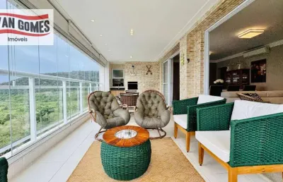 Apartamento com 4 dormitórios à venda, 158 m² por r$ 1.400.000 - enseada - guarujá/sp