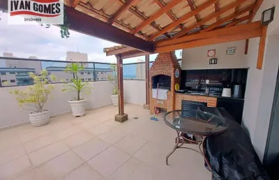 Cobertura com 2 dormitórios à venda, 180 m² por r$ 580.000,00 - enseada - guarujá/sp