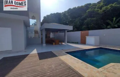 Sobrado com 3 dormitórios à venda, 135 m² por r$ 1.200.000,00 - tombo - guarujá/sp