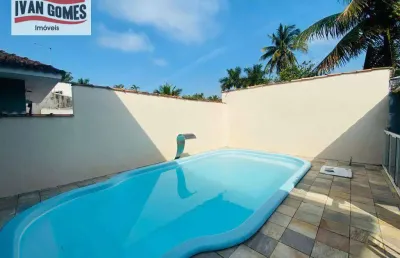 Sobrado com 3 dormitórios à venda, 159 m² por r$ 650.000 - balneário praia do pernambuco - guarujá/sp