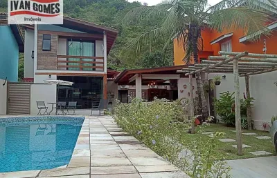 Sobrado com 3 dormitórios à venda, 158 m² por r$ 1.120.000 - jardim guaiuba - guarujá/sp