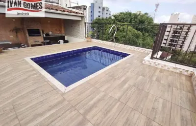 Cobertura com 2 dormitórios à venda, 177 m² por r$ 750.000,00 - tombo - guarujá/sp