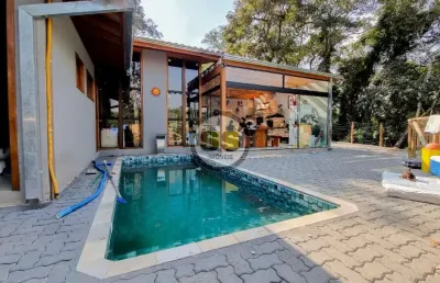 Chácara / sítio com 4 quartos à venda na avenida do sol, 117, porta do sol, mairinque, 126 m2 por r$ 980.000
