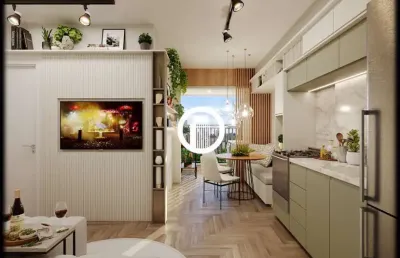 Apartamento para venda - 41m², 2 dormitórios, 1 vaga - lapa