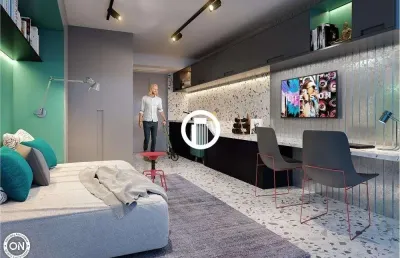 Apartamento para venda - 25m², 1 dormitório - paraiso