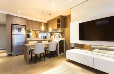 Apartamento totalmente mobiliado para venda 65m², 1 dormitório, 2 vagas - vila nova conceição