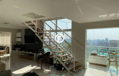 Apartamento cobertura dúplex para venda 171m², 2 dormitórios, sendo 2 suítes, 3 vagas - campo belo