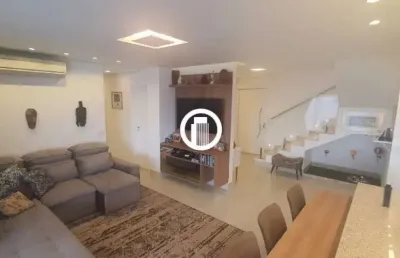 Apartamento cobertura duplex para venda, 266m², 4 dormitórios, sendo 4 suítes, 3 vagas - morumbi