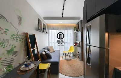 Apartamento totalmente mobiliado para locação, 27m², 1 dormitório - vila nova conceição