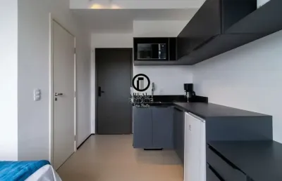 Apartamento studio totalmente mobiliado para locação/aluguel mensal, 1 dormitório - perdizes