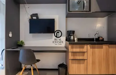 Apartamento studio para locação/aluguel mobiliado, 22m², 1 dormitório - consolação