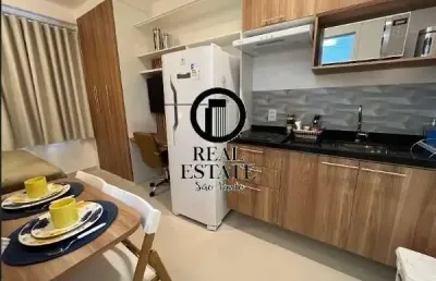 Apartamento studio totalmente mobiliado para locação/aluguel mensal 18m², 1 dormitório - vila clementino