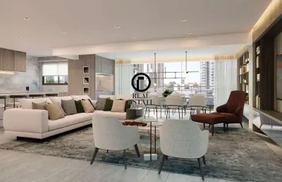 Apartamento para venda 180m², 4 dormitórios sendo 4 suítes e 3 vagas - perdizes