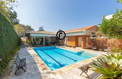Casa para venda - 582m², 4 dormitórios, sendo 3 suites, 6 vagas - brooklin paulista