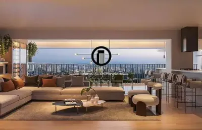 Apartamento para venda - 164m², 4 dormitórios, sendo 3 suítes, 2 vagas - brooklin novo