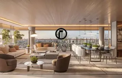 Apartamento para venda - 217m², 4 dormitórios, sendo 4 suítes, 3 vagas - brooklin novo