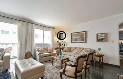 Apartamento para venda - 161m², 4 dormitórios, sendo 1 suites, 3 vagas - moema