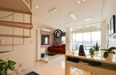 Cobertura duplex para venda - 120m², 2 dormitórios, sendo 1 suites, 1 vaga - vila da saúde