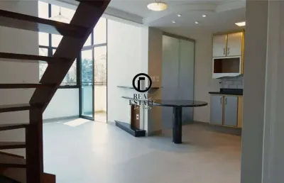 Apartamento duplex para venda 61m², 1 dormitório, sendo 1 suíte, 2 vaga - morumbi
