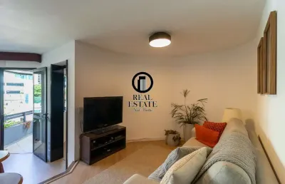 Apartamento para venda - 48m², 1 dormitório, sendo 1 suites, 1 vaga - cidade monções