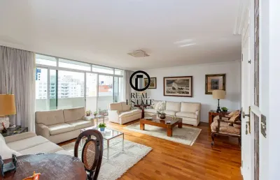 Apartamento para venda - 196m², 4 dormitórios, sendo 1 suites, 2 vagas - brooklin paulista