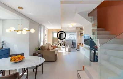 Cobertura duplex para venda - 110m², 2 dormitórios, sendo 2 suites, 2 vagas - bela vista