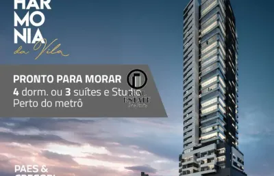 Apartamento para venda - 195.68m², 4 dormitórios, sendo 2 suites, 3 vagas - vila madalena