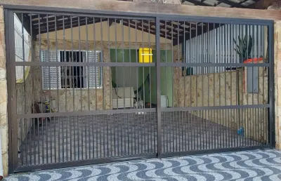 Linda casa no jardim real lado praia 2 dormitórios com edicula - praia grande-sp