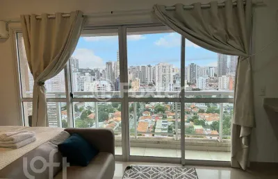 Apartamento com 1 quarto à venda na avenida portugal, 1278, brooklin paulista, são paulo, 32 m2 por r$ 550.000