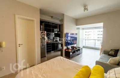 Apartamento com 1 quarto à venda na avenida aratãs, 400, indianópolis, são paulo, 37 m2 por r$ 689.900