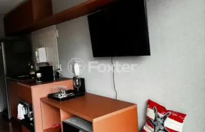 Apartamento com 1 quarto à venda na avenida dos carinás, 301, moema, são paulo, 27 m2 por r$ 500.000