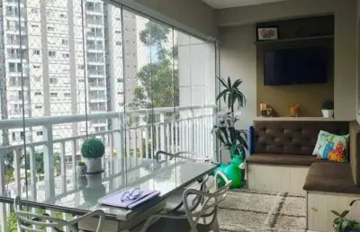 Apartamento com 3 quartos à venda na rua francisco josé da silva, 238, morumbi, são paulo, 96 m2 por r$ 870.000