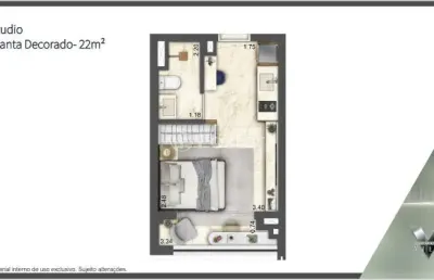 Kitnet / stúdio à venda na rua alvarenga, 1260, butantã, são paulo, 24 m2 por r$ 398.000
