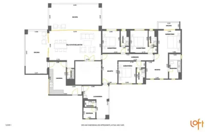 Apartamento com 3 quartos à venda na alameda afonso schmidt, 555, santa teresinha, são paulo, 274 m2 por r$ 3.788.370