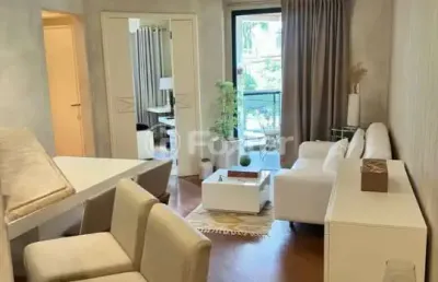Apartamento com 2 quartos à venda na avenida lavandisca, 607, indianópolis, são paulo, 58 m2 por r$ 1.100.000
