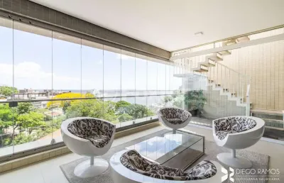 Cobertura com 3 quartos à venda na avenida cai, 55, cristal, porto alegre, 319 m2 por r$ 3.590.000