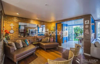 Casa em condomínio fechado com 3 quartos à venda na rua germano gundlach, 127, chácara das pedras, porto alegre, 201 m2 por r$ 1.790.000