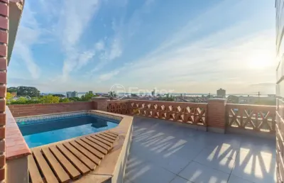 Casa em condomínio fechado com 4 quartos à venda na avenida jacuí, 978, cristal, porto alegre, 359 m2 por r$ 900.000