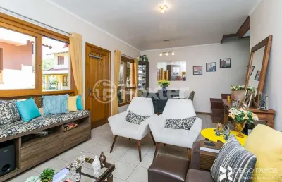 Casa em condomínio fechado com 3 quartos à venda na rua luís felipe monmany, 101, espírito santo, porto alegre, 132 m2 por r$ 690.000