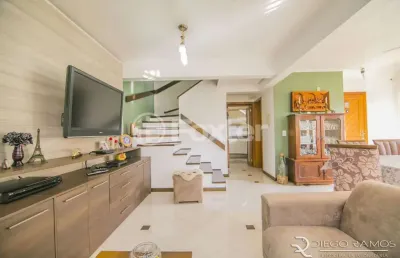 Casa em condomínio fechado com 3 quartos à venda na rua general rondon, 1256, tristeza, porto alegre, 168 m2 por r$ 875.000