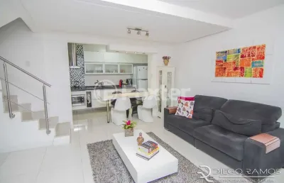 Casa em condomínio fechado com 3 quartos à venda na avenida flamengo, 427, ipanema, porto alegre, 143 m2 por r$ 600.000
