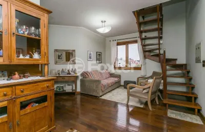 Cobertura com 3 quartos à venda na rua jalmar azambuja diniz, 131, jardim itu sabará, porto alegre, 205 m2 por r$ 750.000