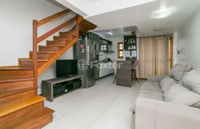 Casa em condomínio fechado com 3 quartos à venda na rua landel de moura, 2225, tristeza, porto alegre, 131 m2 por r$ 430.000