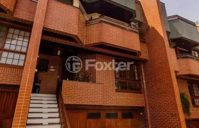 Casa em condomínio fechado com 4 quartos à venda na rua monte alverne, 65, chácara das pedras, porto alegre, 301 m2 por r$ 1.568.000