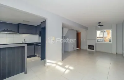 Casa em condomínio fechado com 3 quartos à venda na rua alberto jerônimo guerra, 20, mário quintana, porto alegre, 146 m2 por r$ 470.000