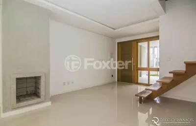 Casa em condomínio fechado com 3 quartos à venda na rua pau-brasil, 43, hípica, porto alegre, 140 m2 por r$ 560.000